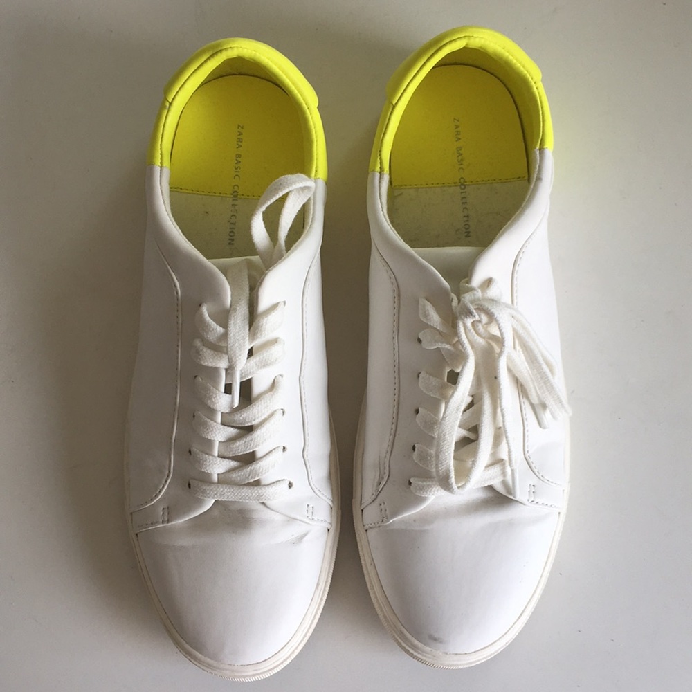 White Zara sneakers